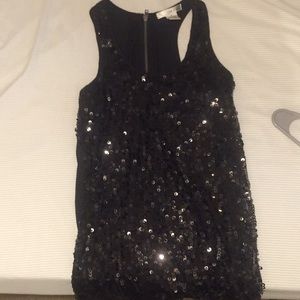 Sequin tank top